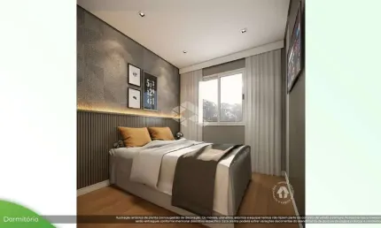 Apartamento com 2 dormitórios, varanda e 28m² na vila santa clara