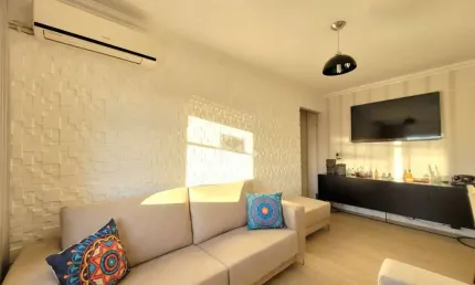 Apartamento 2 dormitórios mobiliado com o sol da tarde