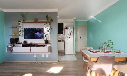Apartamento 3 dormitórios com sacada e churrasqueira, 1 vaga e infra completa