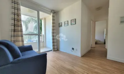 Apartamento de 2 dormitórios com suíte, sacada e 1vaga de garagem no Humaitá
