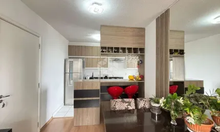 Apartamento 2 dormitórios com 01 vaga de estacionamento, no bairro Fátima em Canoas