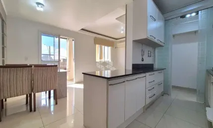 Apartamento 2 dormitórios, 1 vaga de garagem, sacada com churrasqueira, no Bairro Humaita, Porto Alegre