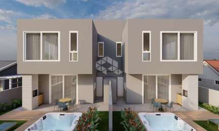 CASA GEMINADA COM 3 SUITES NO RIO TAVARES/ FLORIANOPOLIS