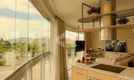 Apartamento 2 dormitórios decorado vista mar ingleses do rio vermelho florianópolis - sc