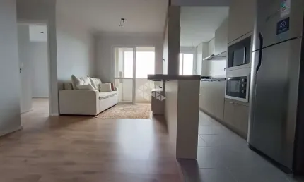 Apartamento 56m², 2 dormitórios, churrasqueira, 2 vagas de garagem no Panazzolo