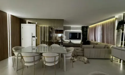 Apartamento com 3 suítes, 2 vagas de garagem próximo ao mar em porto belo