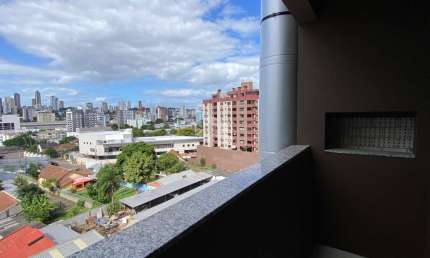 Apartamento com 1 dormitório em NH, sacada com churrasqueira e box