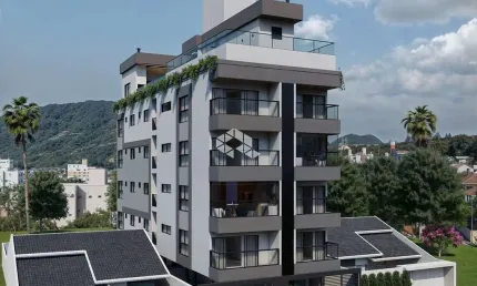 Apartamento Suíte + 2 dormitórios/quartos em Penha SC