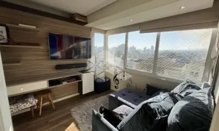 Apartamento 01 dorm, 44,90m2, suíte, mobiliado, infra completa, vista, Cidade Baixa