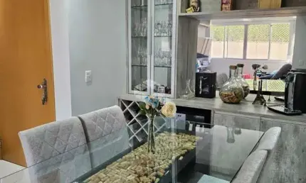 Lindíssimo apartamento e mobiliado no condomnio sy condomínio praça