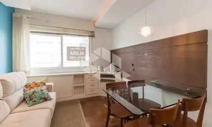 Apartamento 01 dormitório/quarto mobiliado com 46,57m² no Bairro Menino Deus