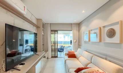 APARTAMENTO À VENDA MOBILIADO 3 SUITES PERTO DA PRAIA
