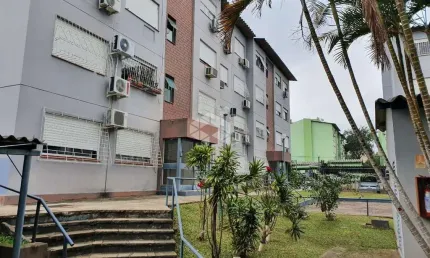 Apartamento 2 Dormitórios, sala de estar-jantar, cozinha, área de serviço, banheiro 53 m2