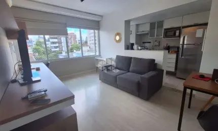 Apartamento de 01 dormitório Bairro Rio Branco com garagem para 02 carros coberta