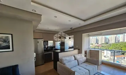 Venda apartamento no brooklin - mobiliado 2 dormitórios - 1 vaga - deposito