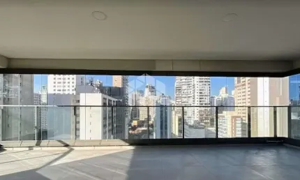 Apartamento a venda no Itaim Bibi com 246m², 4 suites, varanda gourmet com 4 vagas de garagem.