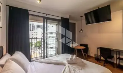STUDIO A VENDA CAMPO BELO 25M² REFORMADO MOBILIADO PROXIMO METRO