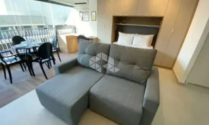 Venda apartamento com 41m² ,1 dormitório, 1 vaga mobiliado na bela vista
