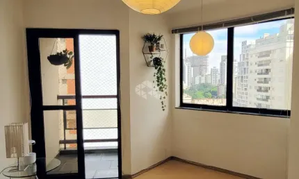 apartamento para venda, mobiliado com 1 dormitorio, 1 vaga em Pinheiros