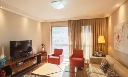 Apartamento à venda no brooklin com 132m², 3 dormitórios sendo 1 suíte e 2 vagas de garagem.