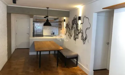 Venda apartamento com 75m², 2 dormitórios (1 suíte), 1 vaga fixa - moema - reformado e mobiliado