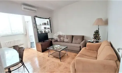 Apartamento 01 dormitório reformado  cozinha americana 51,04 m2 área priv