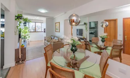 APARTAMENTO DE 2 DORMITÓRIOS SENDO UM SUÍTE NO BAIRRO MENIO DEUS COM  61,73 M2 E UMA VAGA DE GARAGEM.