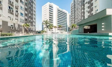 Credito real Avenida do Forte vende apartamento 2 quartos, sendo 1 suíte, no bairro São Sebastião.o