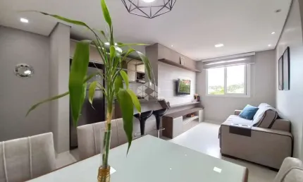 Apartamento 2 dormitórios, semimobiliado, vaga coberta , bairro Operário, em Novo Hamburgo. Aceita financiamento e FGTS.