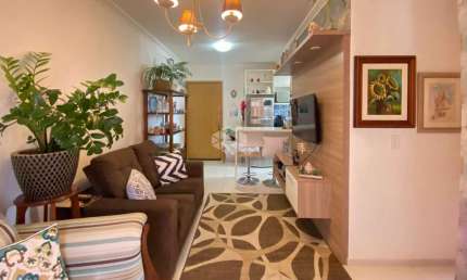 Apartamento, 2 dormitórios, 1 vaga coberta, cozinha sob medida, porcelanato, varanda com churrasqueira, sol da tarde, Vila Rosa, Novo Hamburgo