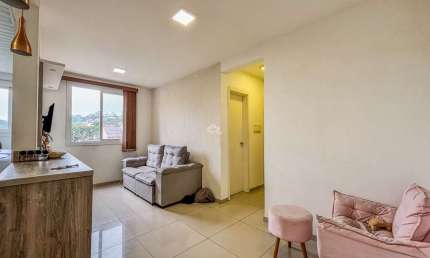 Apartamento 2 dormitórios, semimobiliado,elevador,vista,vaga coberta,elevador,piscina,salão de festas,quioque,portaria,bairro Operário,Novo Hamburgo