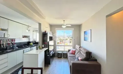 Apartamento de 52m2,  02 quartos, 01 suíte, 01 vaga no partenon.
