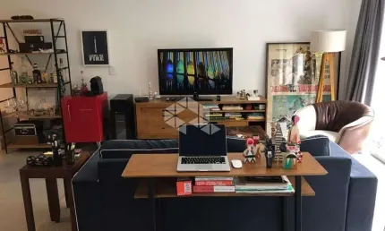 Studio decorado no Trend Residence Nova Carlos Gomes em Petrópolis.