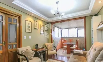 Apartamento 03 dormitórios no bairro Cristo Redentor com sacada e churrasqueira