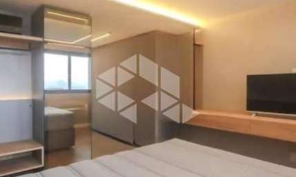Lindo Studio 01 dormitorio decorado no GO Rio Branco da Melnick