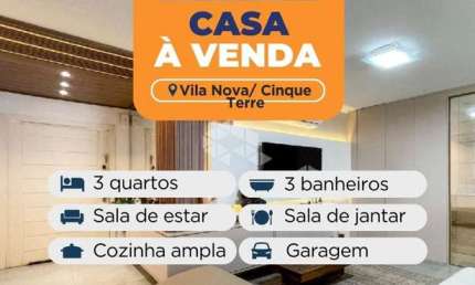 Excelente casa em condomínio fechado no bairro Vila Nova zona sul de POA.