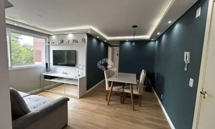 Apartamento de 02 dormitórios semimobiliado no bairro Vila Nova