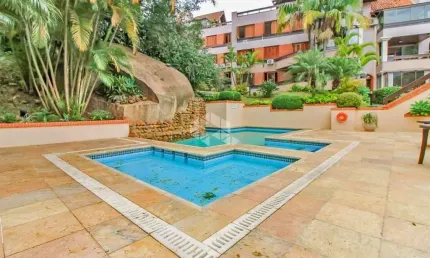 Apartamento 3 dormitórios com Lareira e Churrasqueira no condomínio Riversides Residence, Zona Sul de Poa/RS.