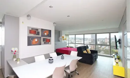 Loft mobiliado 1 dormitório, 2 vagas, no Trend City Center, Praia de Belas