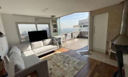Vendo Cobertura Mobiliada 121m² 3 Dormitórios 1 Suíte 2 Vagas Campo Belo São Paulo - SP