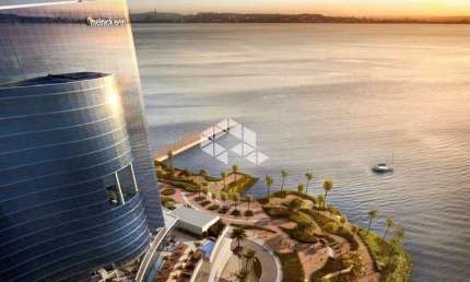 Sala com 103m² no Pontal, em andar alto e vista para o Guaíba