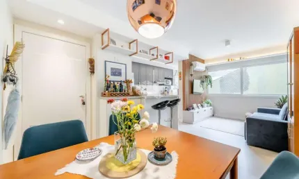 Apartamento 02 dormitórios com 01 vaga no bairro higienópolis