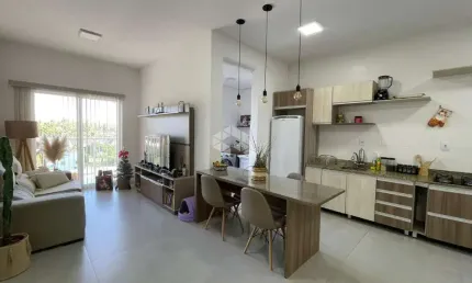 Apartamento semimobiliado 02 dormitórios com sacada em vera cruz.