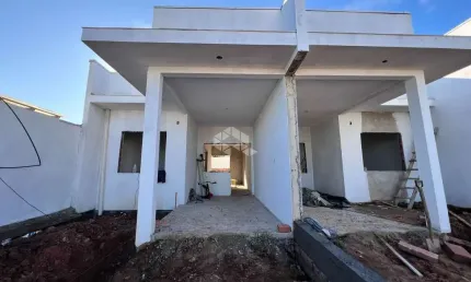 Casa geminada em construção com 2 dormitórios no bairro esmeralda