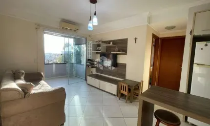 Apartamento semimobiliado com 2 dormitórios próximo a unisc!