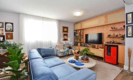 APARTAMENTO PRONTO PARA MORAR, SEMI-MOBILIADO, 3 DORMITÓRIOS, 1 SUÍTE, 2 VAGAS,  BAIRRO CAMPINAS.