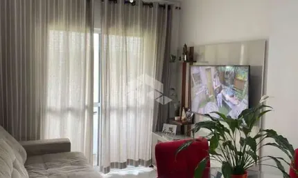 APARTAMENTO NO BAIRRO IPIRANGA, EM SÃO JOSÉ, SC, SEMI-MOBILIADO, 02 DORMITÓRIOS, E 01 VAGA DE GARAGEM.