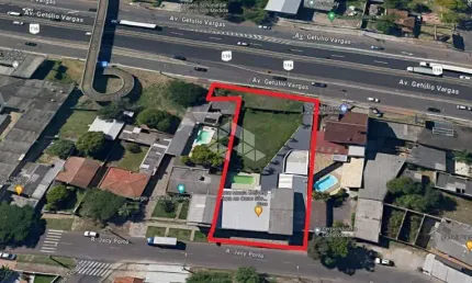 São leopoldo/rs - exclusividade para investidores exigentes - terreno 1.400 m² - 35 metros de frente para a  br 116