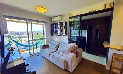 Apartamento mobiliado 2 dormitóios/quartos. sacada. churrasqueira. 1 vaga escriturada.