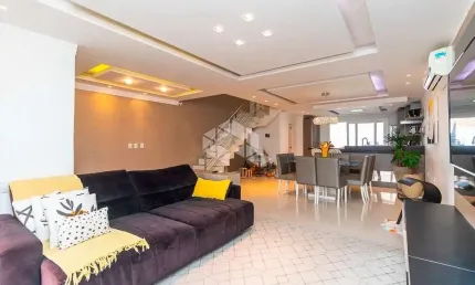 Casa em condomínio fechado com 3 quartos à venda na avenida altos do santa rita, 870, aberta dos morros, porto alegre, 180 m2 por r$ 955.000
